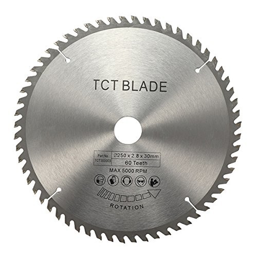 a circular do TCT de 250mm viu a lâmina para o material duro do aço de liga do corte de madeira