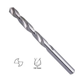 DIN338 HSS Bits de perfuração 1-13mm Direita de barragem 118 graus ponto