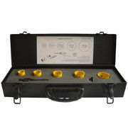 HSS Bi-Metal Hole Saw Set 7PCS em Alumínio Case 14-210mm