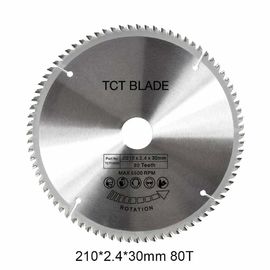 Lâmina de Serra Circular TCT 80T 210mm para Corte de Madeira e Metal