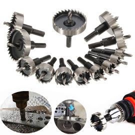 Kit de Serra Copo HSS de 13 peças para Aço Inoxidável 16-53mm