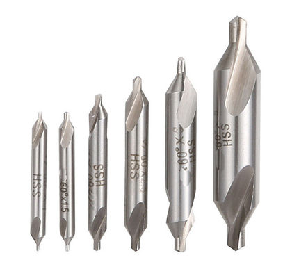 HSS Bits de perfuração DIN333 Titânio revestido 1,0-12,5 mm Flauta espiral reta