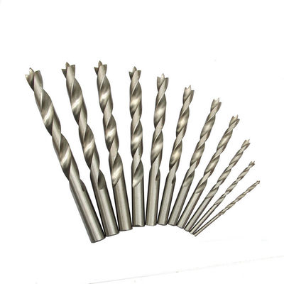 HSS Brad Point Drill Bit DIN338 Finish brilhante totalmente moído