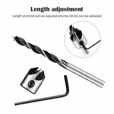 HSS Brad Point Countersink Drill Bit Set 5pcs DIN/ANSI