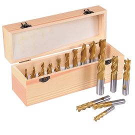 DIN844 4 Flute HSS End Mill para Alumínio de Aço Inoxidável Metálico