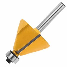 Carbide Chamfer Router Bit Set 1/4 de polegada Scavo para trabalhos de madeira