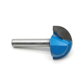 1/4 de polegada de aço de carcaça de carburo pontilhada rodada nariz roteador bit