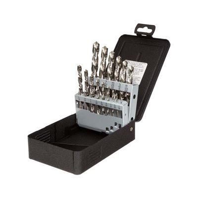 Brocas HSS para mão esquerda DIN338 Acabamento Âmbar Haste Cilíndrica