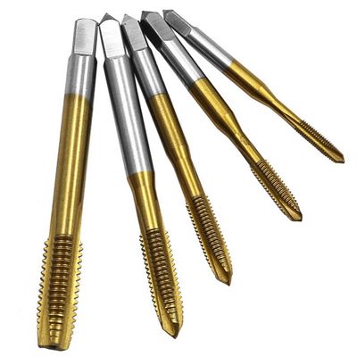 Máquina de torneiras HSS de ponto espiral DIN371 revestida de Ti M3-M50