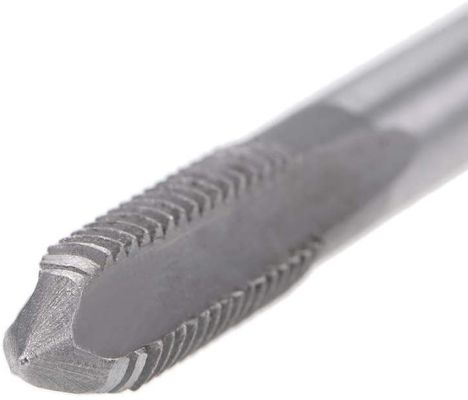 Machos de roscar manuais HSS M6, rosca métrica de passo 1, com ranhuras retas
