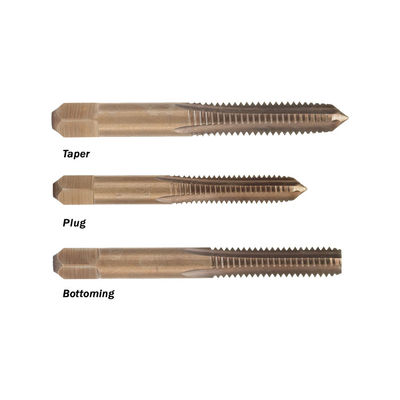 DIN352 HSS Máquina de flauta reta torneiras M1-M64 aço ligado