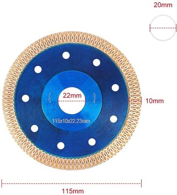 4Lâmina de serra de diamante de 0,5 polegadas para corte molhado de azulejos de porcelana