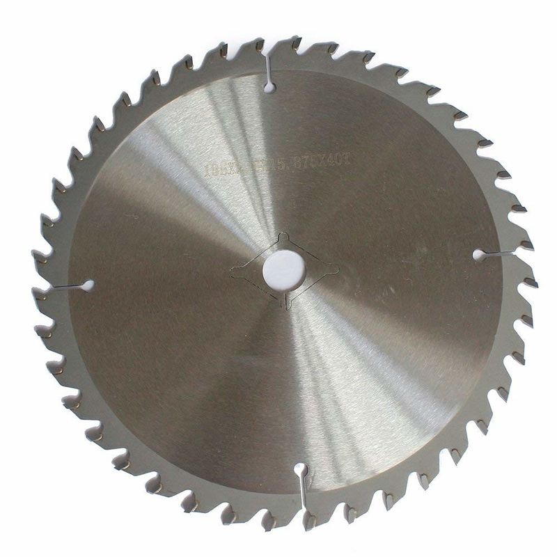 7-1/4 Inch 40 Dent TCT Circular Saw Blade para madeira dura e macia