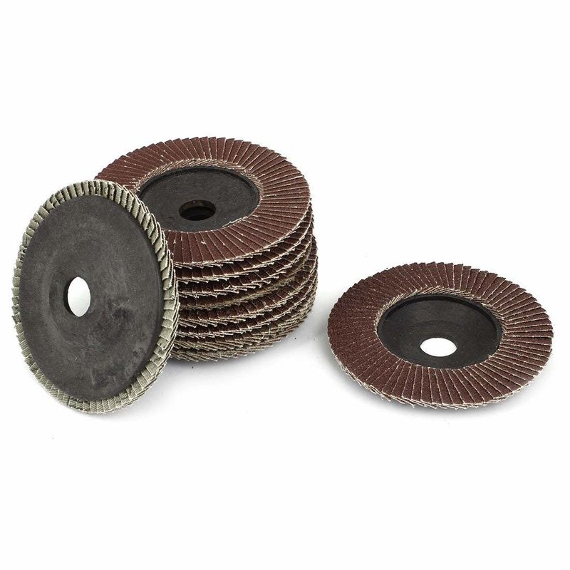 4 polegadas de óxido de alumínio flap Disc 320 Grit para moagem de metal