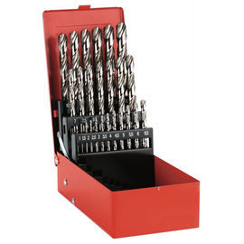 25PCS HSS Twist Drill Bit Set 1-13mm para perfuração de metais