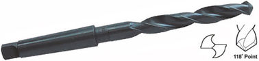 tipo DIN341 óxido longo de 16mm preto dos bocados de broca da torção do HSS da pata do atarraxamento do HSS para o metal