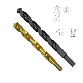 Brocas de torção HSS com haste reduzida de 1/2" Padrão DIN