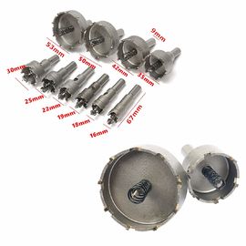 10pcs TCT Set de Serra de Furação de liga para aço inoxidável