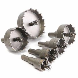 o furo derrubado do carboneto de tungstênio 6pcs considerou 22-65mm limpados com jato de areia para de aço inoxidável