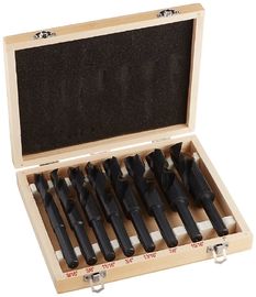 Conjunto de Brocas HSS com Haste Sextavada 8 peças para Perfuração em Metal