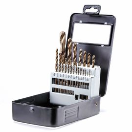 O cobalto revestiu o bocado de broca da torção de 21pcs HSS ajustado para o metal/ferro/o de aço inoxidável