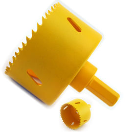 O furo do HSS do aço de alta velocidade do metal do Bi considerou a construção na cor do amarelo do mandril M3/M42