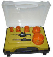 7PCS Bi-Metal Set de Serra de Furo para corte de aço inoxidável e metal