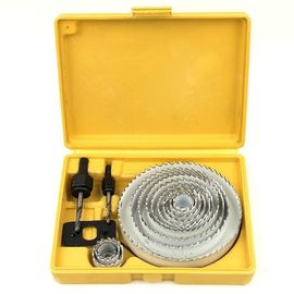 16PCS Kit de serra de buracos de aço de alto carbono para trabalhos de madeira