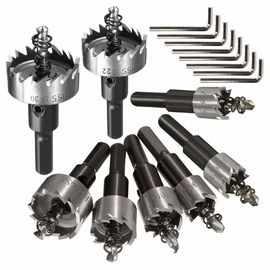 HSS Set de Serra de Furo 8pc Aço de Alta Velocidade para Perfuração de Metal