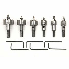 Kit de Serra Copo HSS 6542 de 6 Peças para Corte de Aço Inoxidável